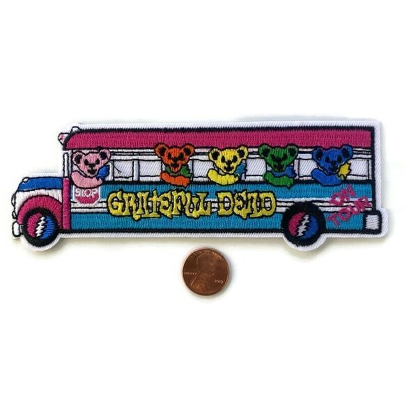 Grateful Dead Colorful School Bus Patch - Picture 2 of 4